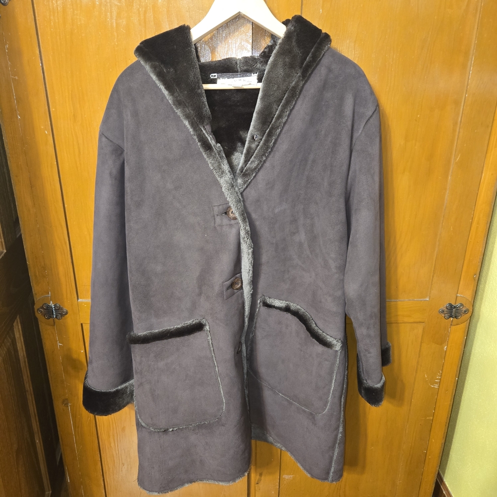 Jones New York Gray Pea Coat